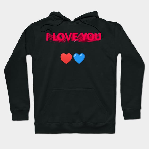 valentine's day shirt Hoodie by Sofyane nadif